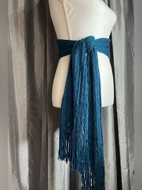 Modernly Chic Teal Scarf